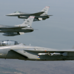 F-15 Eagle Fighter and F-16 Falcon Fighters